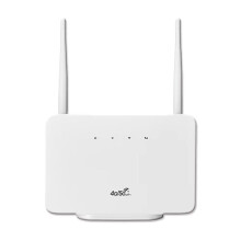 4G LTE CPE Router Modem 300Mbps Draadloze Hotspot Externe Antenne met Simkaartsleuf voor Thuis Reizen Werk EU-Stekker