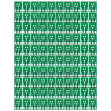 SOT23 SOT23-3 Draai SIP3 Dubbelzijdige SMD Draai Naar DIP SIP3 Adapter Converter SOT SIP IC Socket PCB Board Diy Kit 100 Stuks