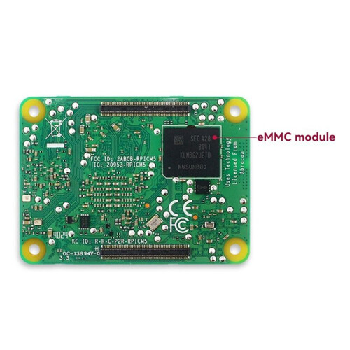 For Raspberry Pi Compute Module 5 CM5-Quad Core Cortex-A76 @2GHz,BCM2712 Compute Module 5 Core Board CM5002016-EMMC 16GB 2