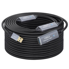 USB 3.0-Verlängerungskabel mit Booster, USB 3.0 Typ A Stecker auf A Buchse für PC Laptop Computer 10m