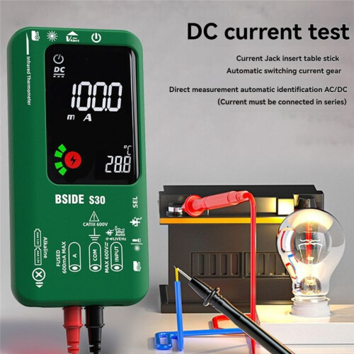 BSIDE Digitale Multimeter Infrarood Temperatuur 15V Diode LED Oplaadbaar Slimme Multimeter DMM A 2