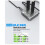 Dual Bay M.2 NVMe/NVMe SSD Hard Disk RAID10 Docking Station Offline Clone M.2 SSD Duplicator Fan Cooling Array EU Plug 5
