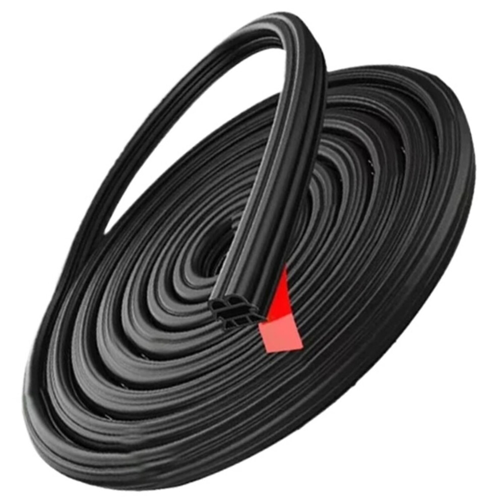 3Layer Car Door Seal Strip Weatherstrip Rubber For Noise Reduction Waterproof Dustproof 5M 9382693178855