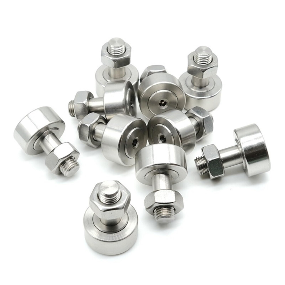 Sus304 Stainless Cam Follower Bearing Kr26 Track Roller M10x26x36.2mm Corrosion Resistant 9382693178893