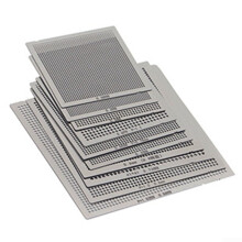 Aluminum Alloy Ball Planting Table With Handle And Steel Mesh For Mobile Phone Chip Rework And Solder Ball Placement Set