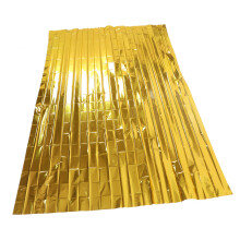 Überlebens-Notfalldecke 140x210cm Wärmedämmung Sonnenschutz Campingausrüstung