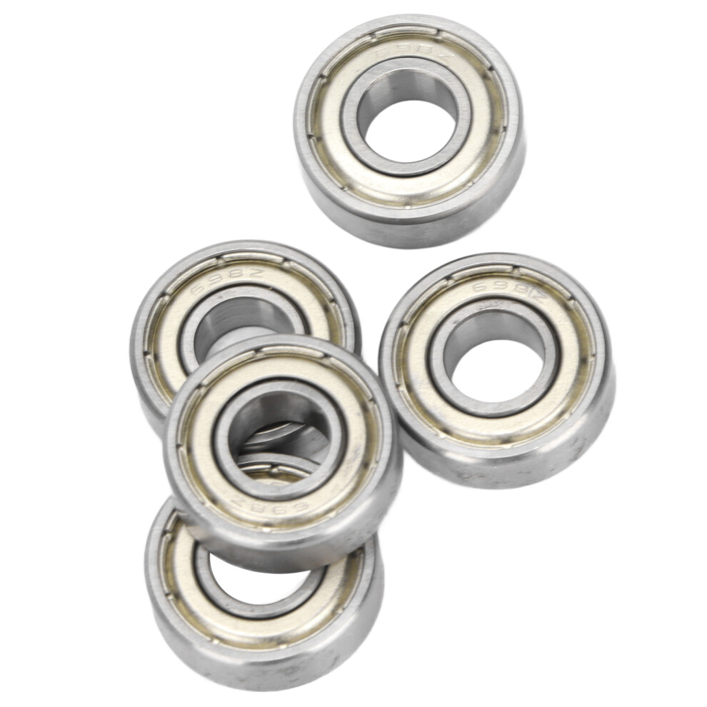 698Z Bearings Set: 10Pcs Deep Groove Radial Ball 8Mm Id 19Mm Od 6Mm Thick 6951375391382