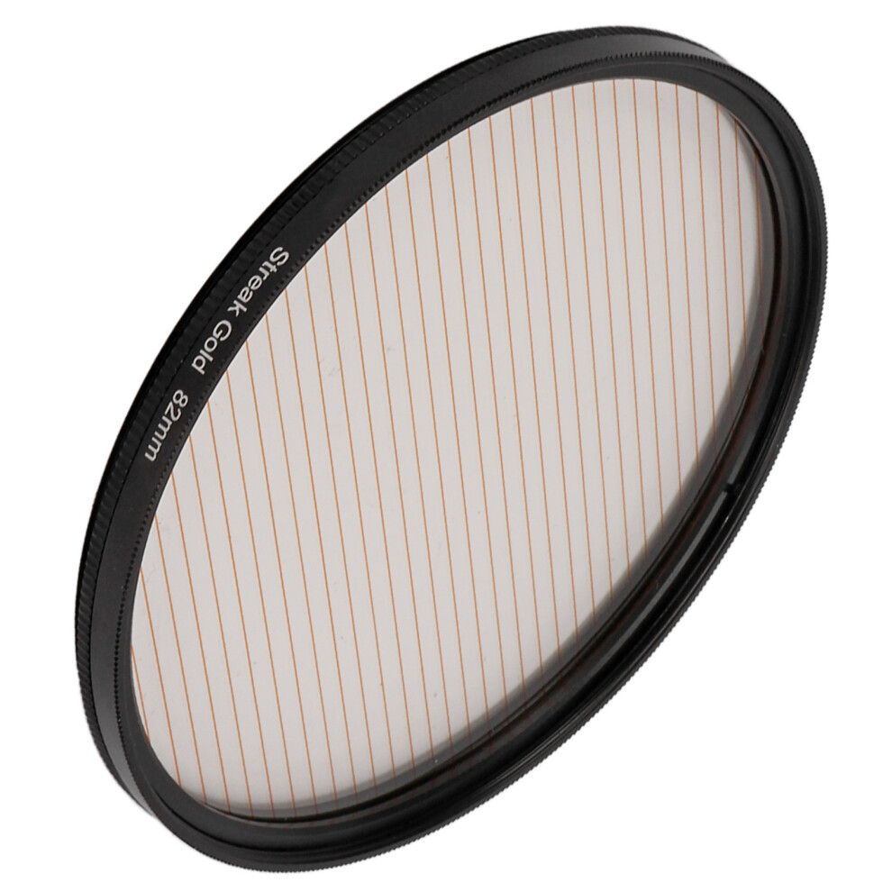 82Mm Streak Effect Digital Camera Filter For Cinematic Shots Golden 3641375391750
