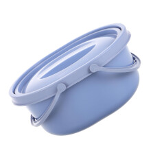 Portable Camping Toilet Bucket With Secure Lid DualHandle Thickened Potty Seat For Adults Multipurpose Travel Commode
