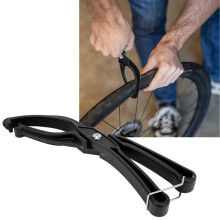 Bike Tire Pliers, Labor-Saving Mountain Bike Tyre Remover Clamp, Black