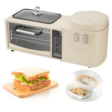 4in1 Multifunction Breakfast Maker with Touch Screen, Nonstick Frypan and 1L Cooking Pot