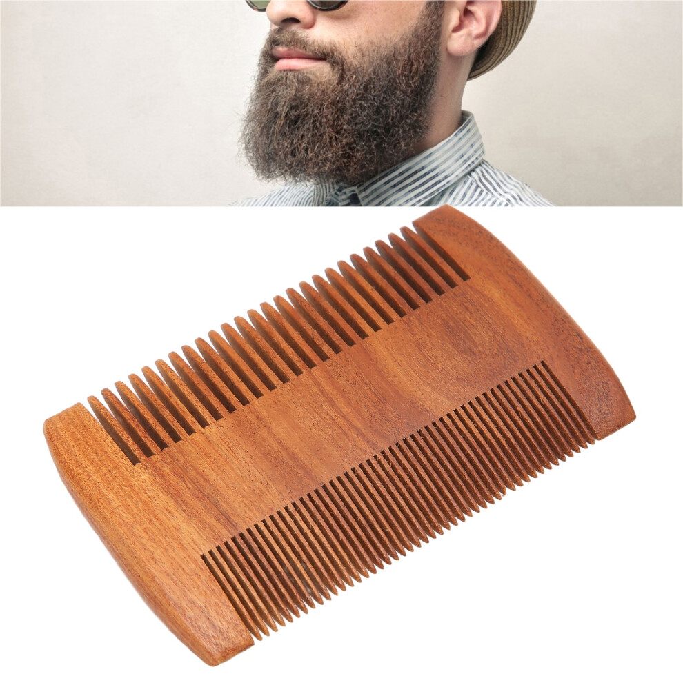 Unisex Double Sided Rosewood Lice Comb For Silky Hair & Beard Maintenance