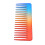 3pcs Gradient Color Wide Tooth Comb Set, ABS, 15.5x6cm 2