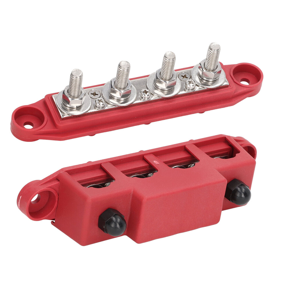 4 Stud Power Distribution Block 48Vdc 250A Weather Resistant 8761375393228