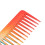 3pcs Gradient Color Wide Tooth Comb Set, ABS, 15.5x6cm 6