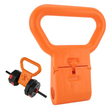 Adjustable Kettlebell Handle 50lb Dumbbell Converter with Ergonomic Wide Grip for Home and Gym