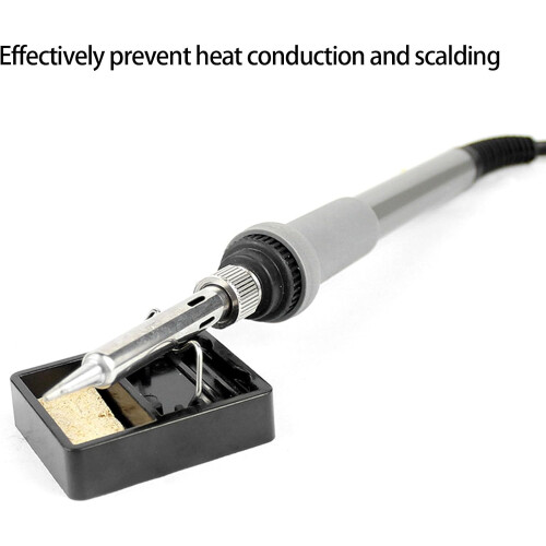 Lightweight Soldering Iron Rest, SquareBase Design, Portable Holder For Electronics , Compatible With Most Irons 2