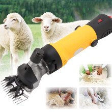 690W Professional Electric Sheep Clippers with Adjustable Blade for Livestock Grooming Yellow 220V