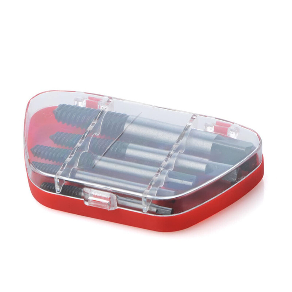 Screw Extractor Set 5Pc Durable Hardened Steel For Damaged Screws And Broken Bolt Removal 9382693180698
