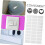 LED Light Blocking Tape 30 Pcs Temperature Resistant Light Dimming Stickers For Electronics And AC Easy To Cut 2