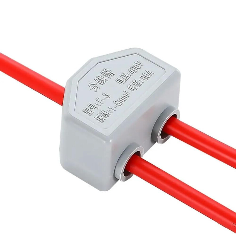 Electrical Wire Connector Current Terminal Block Brass Quick Splitter Compact Design 1Pc 9199774038379