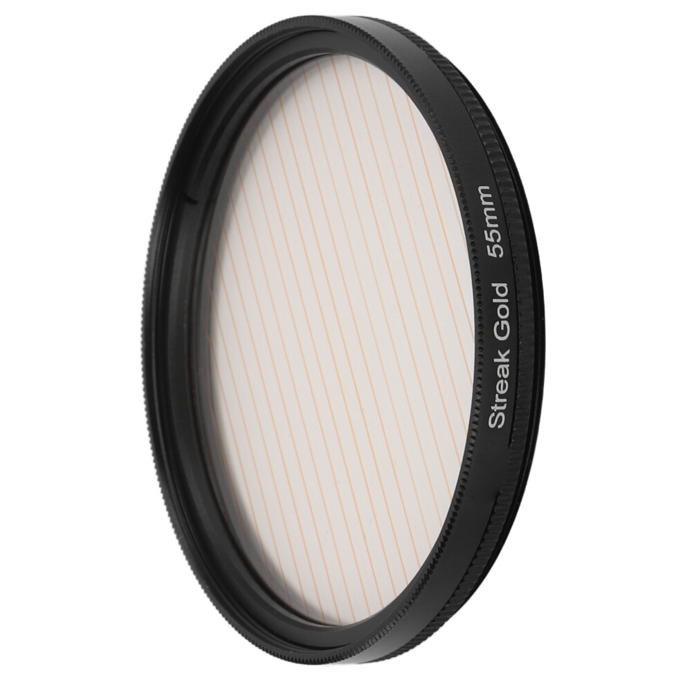Streak Anamorphic Effect Filter 55Mm Waterproof Optical Glass Gold 9371375397066