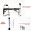 Rollator Walker With Seat Adjustable Height Folding Travel, Adult Trigger Release Mobility Aid For Elderly 5