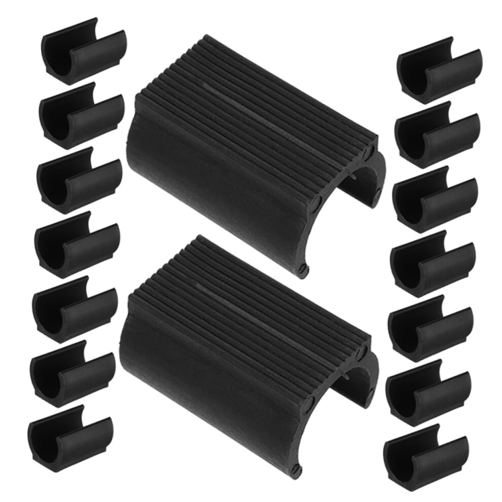 30Pcs Ushaped Chair Leg Protectors For Hard Floors, Nonslip Furniture Caps With Noise Reduction 9187378390344