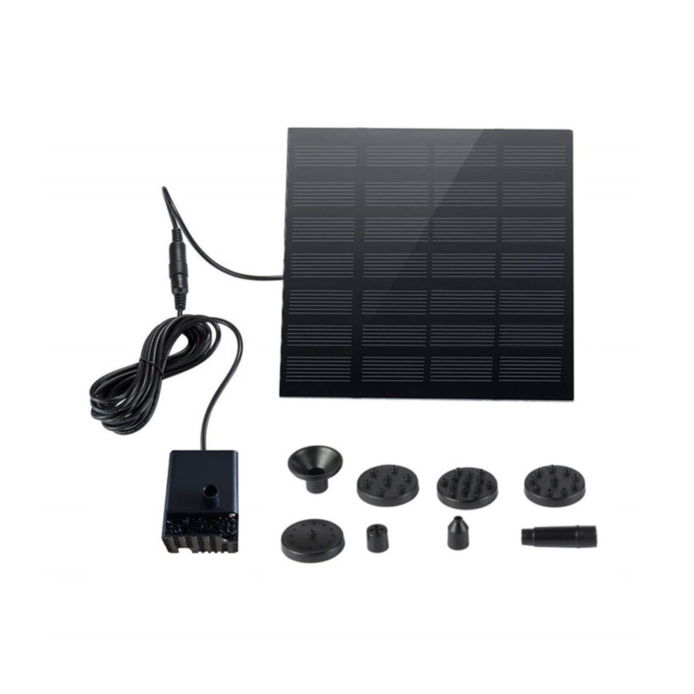 Solar Water Fountain Pump Kit For Garden Pond Bird Bath, Energy Saving, Low Noise, Fast Start 9187378390382