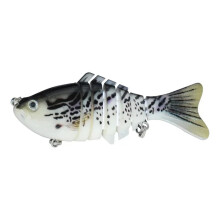 10cm Long Casting Sea Fishing SevenSection Luya Hard Bait 15.5g 1C Color Ring Beads MultiSection Lure