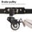 Heavy Duty Adjustable Tripod Light Stand with Lockable Wheels 78.5cm 50kg Load Capacity 5