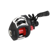 8KG Baitcasting Rolle mit Doppelabdichtung, Magnetbremse, Schwarz Rot