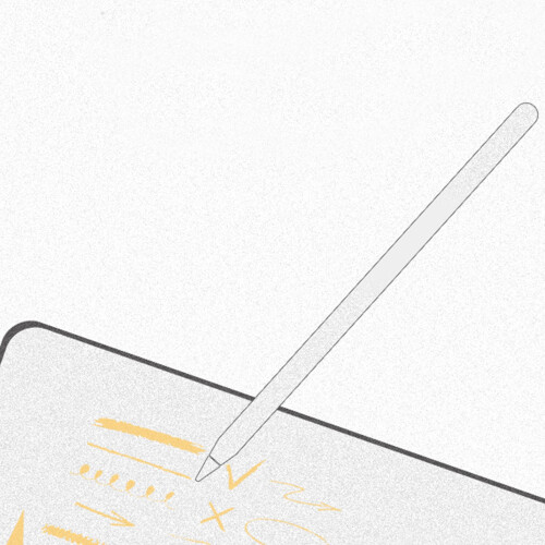 Προστατευτική θήκη Apple Pencil 2ης γενιάς, μαλακό υλικό σιλικόνης με εργονομικό 1