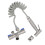 Toiletten-Bidet-Handbrause – 304 Edelstahl, G1/2, Silber 6