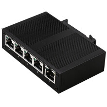 5 Port 100Mbps Network Ethernet Industrial Grade Unmanaged Rail Type Industrial Network Splitter