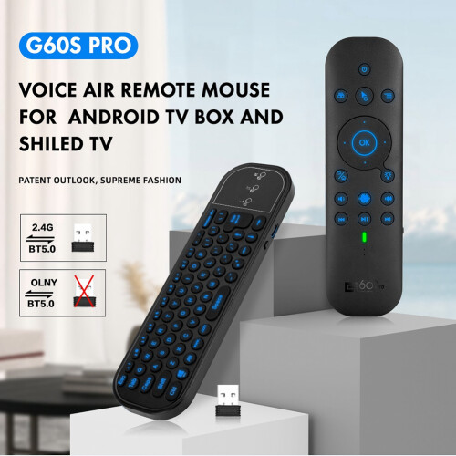 G60S Pro Air Mouse Wireless Voice Remote Control 2.4G  Dual Mode Remote for Computer TV BOX Projector 1