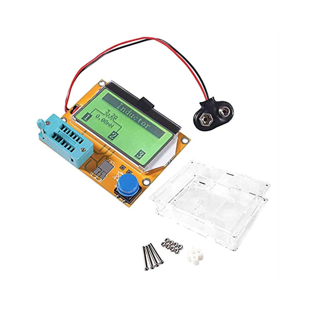 328 Graphical Transistor Tester, Npn Pnp Diode Triode Capacitor Esr Mosfet Resistance Sense Lcd Display Checker 6031843012534