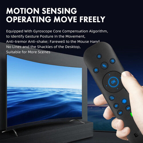 G60S Pro Air Mouse Wireless Voice Remote Control 2.4G  Dual Mode Remote for Computer TV BOX Projector 2