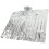 Notfallponcho CPP Aluminiumfolie 0,012 mm Silber 8
