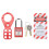 Padlocks Hasps Set, Lockout Tagout Kit 6 Hole Desi 1