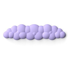 Cloud Keyboard Wrist Rest Soft Leather Memory Foam Wrist Support Cushion for Easy Typing Pain Relief Anti-Slip, C Long