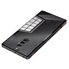 Funda con Marco de Metal de AleacióN de Aluminio para Red Magic 8 Pro, Funda Trasera AcríLica Transparente para TeléFono