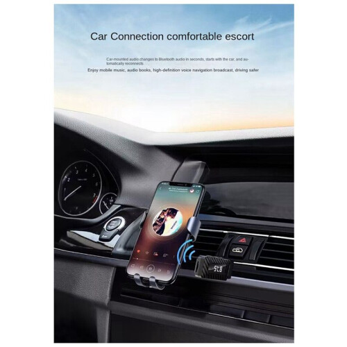 USB  Audio Adapter  Receiver Wireless Receiver Car  5.0FM Transmitter 2
