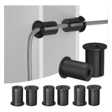 Kabelgeleidingsset, Muurdoorvoer voor 1 Inch Muurgat, Kabeldoorvoer Door Bussen, Muurdoorvoer voor Ethernet-Kabel (8 Stuks)