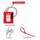 Lockout Tagout Cable Lock - 3.3ft Adjustable Cable Lock, Steel Cable Lock with Vinyl Coating, Loto-Cable 5