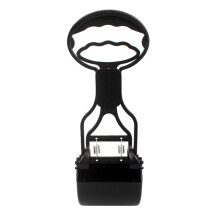 Dog Poop Scooper with Ergonomic Long Handle for Easy Waste Cleanup in Yard and Outdoor Use