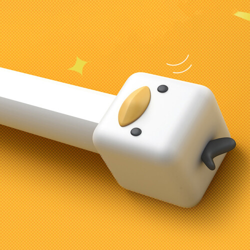 Προστατευτική θήκη Apple Pencil 2ης γενιάς, μαλακό υλικό σιλικόνης με εργονομικό 2