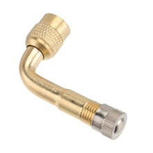 90 Degree Brass Tire Valve Stem Extension Adapter Universal for Car Bike Motorcycle Truck