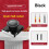 Hall Effect Joystick Replacement for  with Repair Tools No Drifting Electromagnetic Stick for  OLED/Lite 2PC 4