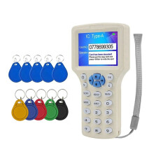 RFID NFC Card Reader + 5XUID/CUID Schlüsselanhänger RFID Duplizierer 125K 13,56 MHz IC/ID Schlüsselschreiber RFID Replikator Programmierer